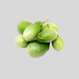 begun shobuj (brinjal round green)